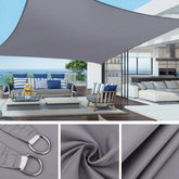 Copertina Parasolar forma Patrata 3.6x3.6 m Gri